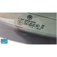 VOLKSWAGEN T-ROC A11, D11 - 8/2020 to CURRENT - 5DR SUV - REAR WINDSCREEN GLASS - (ANTENNA, PRIVACY GREY, HEATED) - LIMITED STOCK - NEW