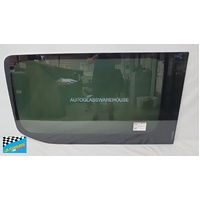 LDV DELIVER 9 - 7/2020 to CURRENT - HIGH/MID ROOF - LWB/MWB VAN - PASSENGERS - LEFT SIDE FRONT FIXED CARGO GLASS - PRIVACY GREY - 1314 X 742 - NEW