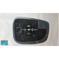 MAZDA CX-5 KE - 2/2012 TO 10/2014 - 5DR WAGON - PASSENGER - LEFT SIDE MIRROR - WITH BACKING PLATE - R - PP - KD35 - (SECOND-HAND)