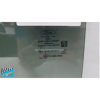 FORD RANGER - 7/2022 TO CURRENT (T6.2) - 4DR DUAL CAB - PASSENGERS - LEFT SIDE REAR DOOR GLASS - PRIVACY GREY - (1 HOLE) - NEW
