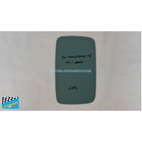VOLKSWAGEN TRANSPORTER T5 - 8/2004 to 11/2015 - CAB-CHASSIS - PASSENGER - LEFT SIDE MIRROR - FLAT GLASS ONLY - 144W X 241H