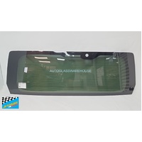 suitable for TOYOTA HIACE H30 ZR - 6/2019 to CURRENT - LWB (TRADE VAN) - REAR WINDSCREEN GLASS - PRIVACY GREY, 1 HOLE, HEATED - NEW