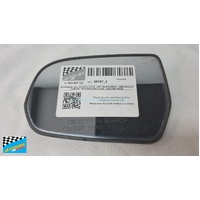 MITSUBISHI 380 - 9/2005 to 3/2008 - LEFT SIDE MIRROR - OEM GENUINE CURVED - WITH BACKING PLATE - (SECOND-HAND)