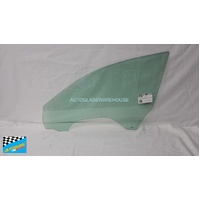 VOLKSWAGEN ARTEON - 9/2017 to CURRENT - 4DR COUPE - PASSENGERS - LEFT SIDE FRONT DOOR GLASS - SOLAR TINT, 1 HOLE - SOLAR GEEN - NEW