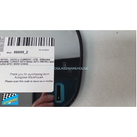 NISSAN NAVARA D23/NP300 - 3/2015 to CURRENT - UTE - DRIVERS - RIGHT SIDE MIRROR - GENUINE CURVED WITH BASE H073 >PP/PE< AND BLIND SPOT MONITORING