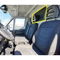 IVECO DAILY - 3/2002 to 4/2015 - VAN - CENTRE CABIN MIDDLE REAR WINDOW GLASS - 575w X 295h - (SECOND-HAND)