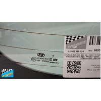 HYUNDAI TUCSON NX4 V1 - 3/2021 TO CURRENT - 5DR WAGON - REAR WINDSCREEN GLASS - GREEN - HEATED - (SECOND-HAND)
