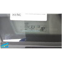 AUDI Q3 -10/2019 TO CURRENT - 5DR SUV - PASSENGERS - LEFT SIDE REAR OPERA GLASS - BLACK MOULD - (SECOND-HAND)