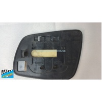 MITSUBISHI LANCER CJ - 9/2007 to 12/2015 - SEDAN/HATCH - DRIVERS - RIGHT SIDE OEM CURVED MIRROR - 7632A093-35-02 - (SECOND-HAND)