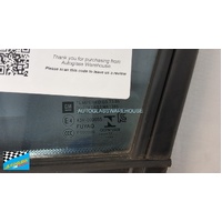 HOLDEN ASTRA BL - 10/2017 to CURRENT - 4/5DR SEDAN/HATCH/WAGON - PASSENGERS - LEFT SIDE FRONT QUARTER GLASS - ENCAPSULATED - (SECOND-HAND)