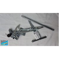 suitable for TOYOTA YARIS - 11/2011 to 05/2020 - 5DR HATCH - PASSENGER - LEFT SIDE FRONT WINDOW REGULATOR - (SECOND-HAND)
