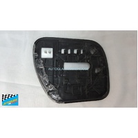 MITSUBISHI PAJERO NS/NT/NW/NX - 11/2006 to CURRENT - 4DR WAGON - LEFT SIDE MIRROR - OEM WITH BACKING PLATE - (CURVED) - (SECOND-HAND)