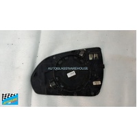 HYUNDAI I30 PD - 6/2017 TO CURRENT - 5DR HATCH - RIGHT SIDE MIRROR - CURVED GENUINE GLASS ONLY - WITH BACKING PLATE - (SECOND-HAND)