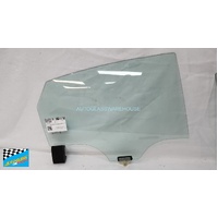 KIA CERATO BD - 6/2018 TO CURRENT - 5DR HATCH - DRIVERS - RIGHT SIDE REAR DOOR GLASS - GREEN - NEW