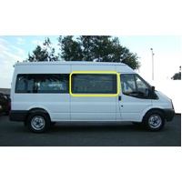 FORD TRANSIT VH/VJ - 11/2000 to 8/2006 - SWB VAN - DRIVERS - RIGHT SIDE FRONT CARGO GLASS - FIXED, SWB - GREEN - NEW - (LIMITED STOCK)