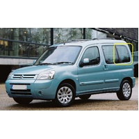CITROEN BERLINGO M59 - 6/1999 to 12/2008 - VAN - LEFT SIDE REAR CARGO GLASS - FIXED, URETHANE FIT - LIGHT GREY - NEW
