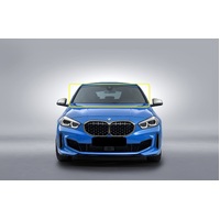 BMW 1 SERIES F40 - 11/2019 to CURRENT - 5DR HATCH - FRONT WINDSCREN GLASS - RAIN SENSOR, BRACKET, ACOUSTIC, HUD, ADAS 1CAM, RETAINER, ADAS LINE HEAT