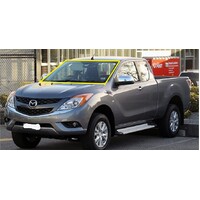 MAZDA BT-50 - 11/2011 to 05/2020 - 2/4 DR & XTRA CAB - FRONT WINDSCREEN GLASS - RAIN SEN TEARDROP OPENING, DEMISTER FULL - GREEN - NEW - LIMITED STOCK
