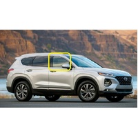 HYUNDAI SANTA FE TM - 7/2018 TO CURRENT - 5DR SUV - DRIVERS - RIGHT SIDE FRONT DOOR GLASS - LAMINATED, ACOUSTIC - GREEN - NEW