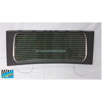 SUITABLE FOR TOYOTA NOAH ZZR70 - 1/2007 TO 12/2013 - MPV VAN - REAR WINDSCREEN GLASS - HEATED - DARK GREY - LIMITED STOCK - NEW