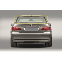 BMW 7 SERIES E65/E66 - 2/2002 TO 1/2009 - 4DR SEDAN - REAR WINDSCREEN GLASS - HEATED, LAMINATED - GREEN - NEW (LIMITED STOCK)