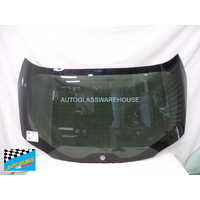 suitable for TOYOTA C-HR NGX50R/NGX10R - 2/2017 TO 2/2024 - 5DR SUV - REAR WINDSCREEN GLASS - HEATED, DARK GREY, 1 HOLE, BOTTOM W/ CUT OUT - NEW