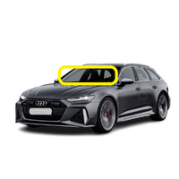 AUDI A6 RS6 S6 C7 4G - 01/2011 TO 12/2012 - 4DR SEDAN/5DR WAGON - FRONT WINDSCREEN GLASS - RAINSENSOR (TEARDROP), 1 ADAS - NEW