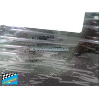 NISSAN DUALIS J10 - 7 SEATER - 4/2010 TO 6/2014 - 4DR WAGON - DRIVERS - RIGHT SIDE REAR CARGO GLASS - DARK GREY - NEW