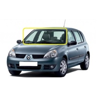 RENAULT CLIO X65 - 5/2001 to 8/2008 - 3/5DR HATCH - FRONT WINDSCREEN GLASS - ACOUSTIC, SOLAR TINT - LIMITED - CALL FOR STOCK - NEW