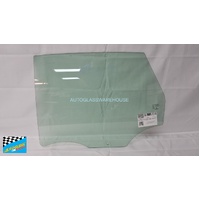 OPEL ASTRA AS - 9/2012 TO CURRENT - 5DR HATCH - PASSENGERS - LEFT SIDE REAR DOOR GLASS - 1 HOLE - GREEN - LIMITED STOCK - NEW 