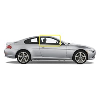 BMW 6 SERIES E63/E64 - 5/2004 to 4/2011 - COUPE/CONVERTIBLE - DRIVERS - RIGHT SIDE FRONT DOOR GLASS - GREEN - 1 HOLE - LIMITED STOCK - NEW