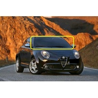 ALFA ROMEO MITO QV, SPORT - 7/2009 to 12/2015 - 3DR HATCH - FRONT WINDSCREEN GLASS - WIPER HEATER - GREEN - NEW