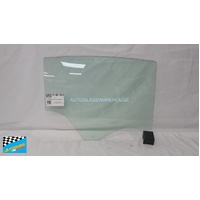 HOLDEN ASTRA BL - 6/2017 TO CURRENT - 4DR SEDAN - DRIVERS - RIGHT REAR DOOR GLASS - 1 HOLE - GREEN - NEW