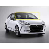 CITROEN DS3 - 10/2010 to 12/2017 - 3DR HATCH - FRONT WINDSCREEN GLASS - RAIN SENSOR LENS, COVER PLATE, CAMERA, ACOUSTIC, FULL MOULD (LIMITED STOCK)