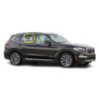 BMW X3 G01 - 10/2017 to CURRENT - 5DR WAGON - DRIVERS - RIGHT SIDE REAR DOOR GLASS - GREEN - NEW