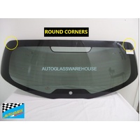 KIA SPORTAGE - 7/2010 to 9/2015 - 5DR WAGON - REAR WINDSCREEN GLASS - HEATED, 1 HOLE - 510MM - (FOR CAR WITHOUT SPOILER) - NEW