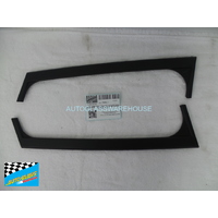 HOLDEN COMMODORE VL - 3/1984 to 8/1988 - 4DR WAGON - 4-PIECE RUBBER SET FOR REAR WINDSCREEN GLASS (2 TRIMS, 2 RUBBERS)- LIMITED STOCK - NEW