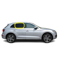 AUDI Q5 FY - 3/2017 TO CURRENT - 4DR SUV - DRIVERS - RIGHT SIDE REAR DOOR GLASS - 2 HOLES, DARK GREY - NEW