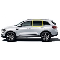 RENAULT KOLEOS HZG - 8/2016 TO CURRENT - 5DR SUV - PASSENGERS - LEFT SIDE REAR DOOR FLASS (WITH FITTINGS) - GREEN - NEW