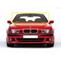 BMW 5 SERIES E39 - 5/1996 to 1/2003 - 4DR/5DR SEDAN/WAGON - FRONT WINDSCREEN GLASS - RAIN SENSOR, PEAR SHAPE PATCH, LENS 9 EYES - GREEN - NEW