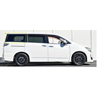 NISSAN ELGRAND E52 - 1/2011 TO CURRENT - PEOPLE MOVER - DRIVERS - RIGHT SIDE REAR CARGO GLASS - ANTENNA - DARK GREY - NEW (LIMITED STOCK)