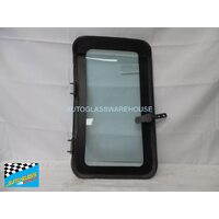 NISSAN NAVARA D21 - 1/1986 TO 3/1997 - 2DR/4DR UTE - DRIVERS - RIGHT SIDE REAR OPERA GLASS  