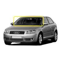 AUDI A3/S3 8P - 6/2004 to 4/2013 - 3DR/5DR HATCH - FRONT WINDSCREEN GLASS - ACOUSTIC, TOP MOULD & RETAINER - LOW STOCK - NEW