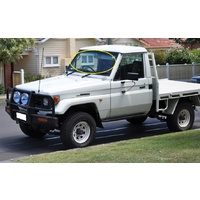 suitable for TOYOTA LANDCRUISER 75 SERIES - 1/1985 TO 10/1999 - UTE - FRONT WINDSCREEN GLASS - 525mm HIGH - NEW