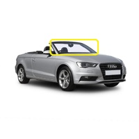 AUDI A3/S3 - 7/2014 TO CURRENT - 2DR CONVERTIBLE - FRONT WINDSCREEN GLASS -  RAIN SENSOR (W/OUT SUNSHADE), RETAINER - GREEN - LOW STOCK - NEW