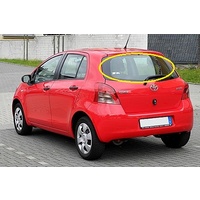 suitable for TOYOTA YARIS NC90R/NCP91R - 9/2005 to 10/2011 - 3DR/5DR HATCH - REAR WINDSCREEN GLASS - 455H - NEW