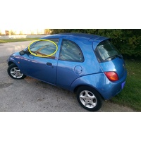 FORD KA TA/TB - 10/1999 to 12/2002 - 3DR HATCH - LEFT SIDE FRONT DOOR GLASS - NEW