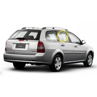 HOLDEN VIVA JF - 10/2005 to 4/2009 - 4DR WAGON - DRIVERS - RIGHDE REAR DOOR GLASS - GREEN - NEW