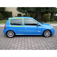 RENAULT CLIO X65 - 12/2001 TO 8/2008 - 3DR HATCH - DRIVERS - RIGHT SIDE CARGO GLASS - ENCAPSULATED - NEW