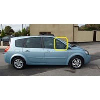 RENAULT SCENIC II J84 - 2/2005 to 12/2010 - 5DR SUV - DRIVERS - RIGHT SIDE FRONT QUARTER GLASS - GREEN - LOW STOCK - NEW